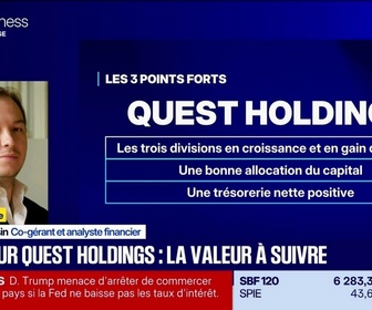 Replay BFM Bourse - Valeur ajoutée : Ils apprécient QUEST HOLDINGS - 04/09