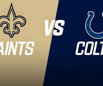 Replay Les résumés NFL - Week 8 : New Orleans Saints @ Indianapolis Colts