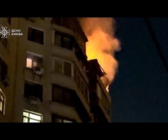 Replay Kyiv frappée par des drones russes : incendies et blessés dans plusieurs quartiers