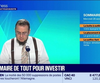 Replay Tout pour investir - Mercredi 26 août
