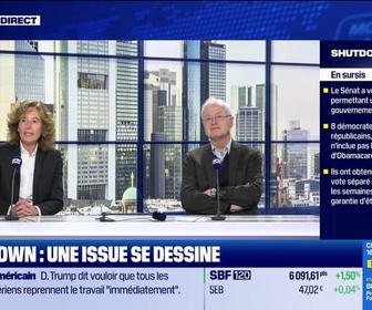 Replay BFM Bourse - Le Club : La fin du shutdown, antidoute à la chute des marchés ? - 10/11