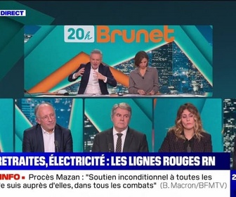 Replay 20h Brunet - Censure : Le Pen durcit le ton - 25/11