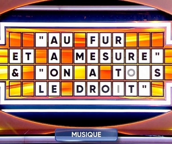 Replay La roue de la fortune - Émission 169