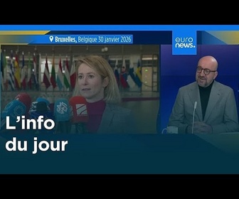 Replay L'info du jour | 30 janvier 2026 - Soir