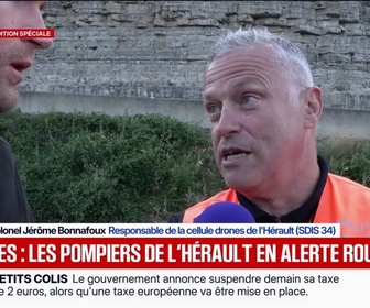 Replay BFM Première - Danger très élevé d'incendies: comment les pompiers de l'Hérault se préparent