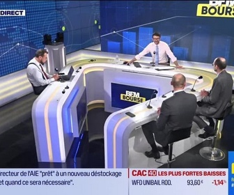 Replay BFM Bourse - La Data Room : 0,4 % = c'est l'écart des révisions des prévisions de croissance entre la Fed et la BCE - 25/03