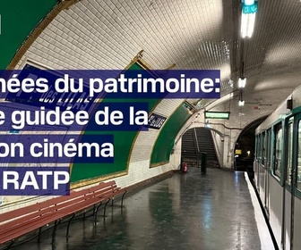 Replay Robin de BFM - Journées européennes du patrimoine: visite guidée de la station cinéma de la RATP