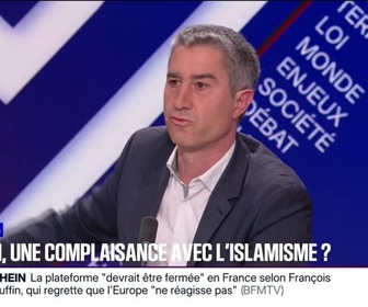 Replay BFM Politique - Fillettes voilées à l'Assemblée nationale: Pour François Ruffin, le voile est compatible avec la République