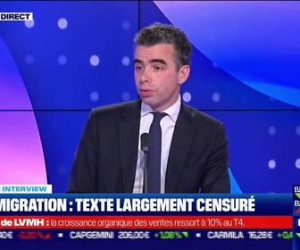 Replay La Grande Interview - Louis Margueritte (député Renaissance) : Loi immigration, texte largement censuré - 25/01