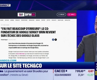 Replay Tech & Co, la quotidienne - À lire sur le site Tech&Co : Le co-fondateur de Goggle Sergey Brin revient sur l'échec des Google Glass, par Sylvain Trinel - 21/05