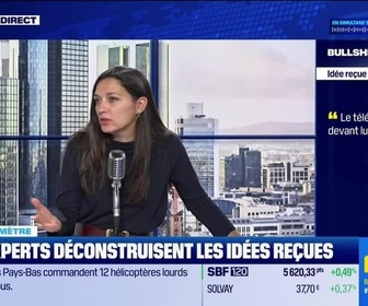 Replay BFM Bourse - Bullshitomètre : Le télétravail a l'avenir devant lui - FAUX répond Léa Dunand-Chatellet - 05/11