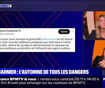 Replay Perrine jusqu'à minuit - Barnier : l'automne de tous les dangers - 14/11