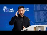 Replay À Bruxelles, Volodymyr Zelensky plaide pour une saisie des avoirs russes gelés