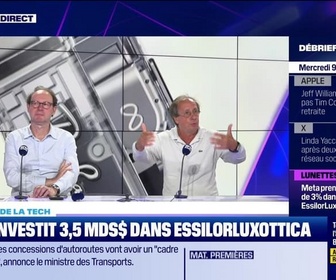 Replay Tech & Co, la quotidienne - Meta investit 3,5 mds $ dans EssilorLuxotticca - 09/07