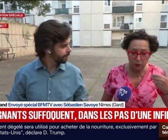 Replay BFM Première - Comment s'organise cette infirmière libérale en plein épisode de canicule?
