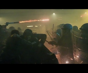 Replay Police italienne: gaz lacrymogènes lors d'affrontements près d'un site des JO d'hiver