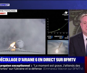 Replay BFM Story - Story 3 : La fusée Ariane 6 décolle de Kourou - 06/03