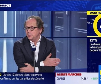 Replay BFM Bourse - La Data Room : 27% = diminution en taille de la banquise arctique depuis 1980 - 22/01