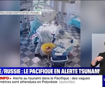 Replay Parlons info ! - Murs et meubles tremblants, médecins en pleine opération chirurgicale... Les images du séisme qui a secoué le Pacifique, au large de la Russie