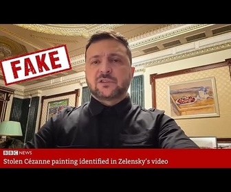 Replay Zelensky a-t-il un tableau volé dans son bureau ?