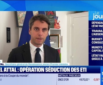 Replay Good Morning Business - Gabriel Attal : opération séduction des ETI