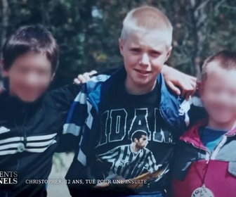 Replay Adolescents et criminels : Comment ont-ils basculé ? - Christopher, 12 ans, tué pour une insulte