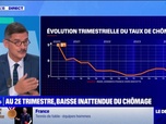 Replay La chronique éco - Les raisons de la baisse inattendue du chômage au 2e trimestre