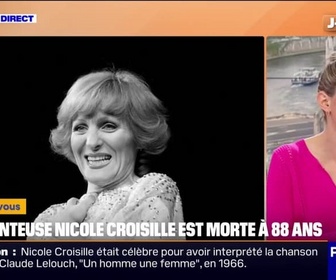 Replay Culture et vous - Danseuse, comédienne, chanteuse... l'artiste aux mille vies Nicole Croisille est décédée ce mercredi