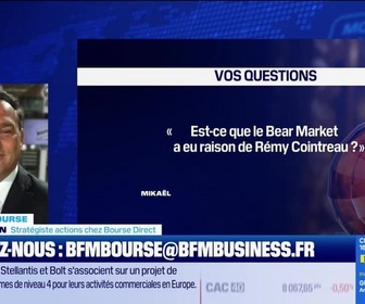 Replay BFM Bourse - Culture Bourse : Le Bear Market a-t-il eu raison de Remy Cointreau ? par Julie Cohen-Heurton - 09/12