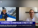 Replay L'image du jour - De Marseille au Mont-Blanc à pied et à ski: le défi fou d'Alexis Peschard