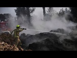 Replay Les images des feux de forêt près de Jérusalem
