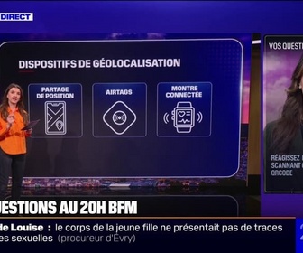 Replay Meurtre de Louise: peut-on équiper son enfant d'un système de géolocalisation? Vos questions au 20H BFM