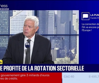 Replay BFM Bourse - La bourse cash : La correction des valeurs de l'IA va encore profiter à l'Europe - 07/07