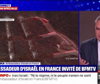 Replay 20H BFM - Conflit Israël-Iran: Nous faisons très attention à ne pas toucher les civils, indique l'ambassadeur d'Israël en France, Joshua Zarka
