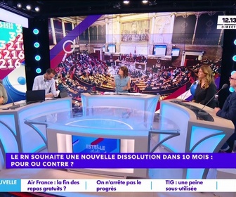 Replay Estelle Midi - Le RN souhaite une nouvelle dissolution dans 10 mois : bonne ou mauvaise idée ?