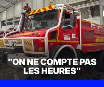 Replay ROBIN DE BFM - Ils réparent les véhicules des sapeurs-pompiers mobilisés sur l'incendie en Gironde