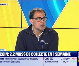 Replay Tout pour investir - L'édito crypto : ETF Bitcoin, 2,2 milliards de dollars de collecte en une semaine - 03/07