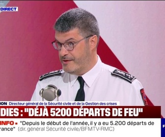 Replay Face à Face - Feux de forêts: 9 feux sur 10 ont une origine humaine, indique Julien Marion, directeur général de la Sécurité civile