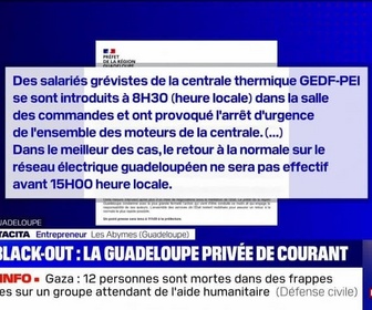 Replay BFM Story Week-end - Story 5 : Guadeloupe, tout le territoire privé de courant après un incident électrique généralisé - 25/10