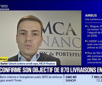 Replay BFM Bourse - Airbus monte, confiant sur sa capacité à livrer - 30/09