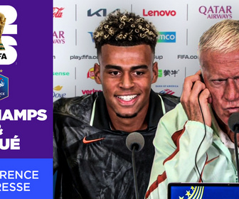 Replay La conférence de presse de Didier Deschamps et de Désiré Doué à la veille du 1/8 entre la France et le Paraguay !