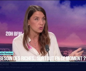 Replay 20H BFM - LE CHOIX D'AMÉLIE ROSIQUE - A-t-on besoin des riches...surtout en ce moment?