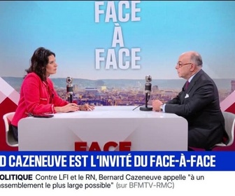 Replay Face à Face - Du pôle social-démocrate jusqu'aux franges de l'actuelle majorité: Bernard Cazeneuve prône un rassemblement du centre et de la gauche pour la présidentielle