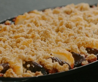 Replay Petits Plats en équilibre - Crumble salé de Figues