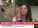 Replay BFM Première - On est parti par prévention, car on savait que les feux allaient être incontrôlables: les habitants de Biscarrosse appelés à évacuer