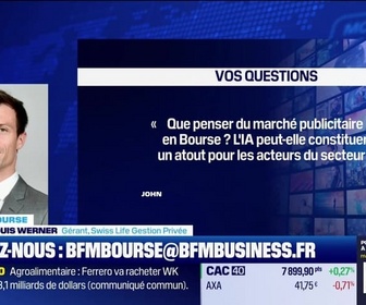 Replay BFM Bourse - Culture Bourse : Que penser du marché publicitaire en Bourse ? L'IA peut-elle constituer un atout pour les acteurs du secteur ? , par Julie Cohen-Heurton - 10/07
