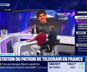 Replay Tech & Co, la quotidienne - L'arrestation du patron de Telegram en France - 26/08