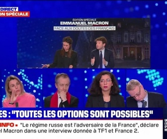 Replay Les émissions spéciales - Édition spéciale : Macron, Pour la paix, il ne faut pas être faible