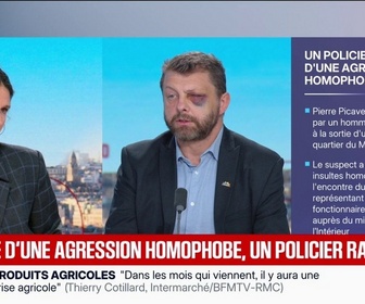 Replay Apolline de 9 à 10 - Je vais te tuer: Pierre Picavet, représentant des fonctionnaires LGBT+ auprès du ministère de l'Intérieur, victime d'une agression homophobe à Paris