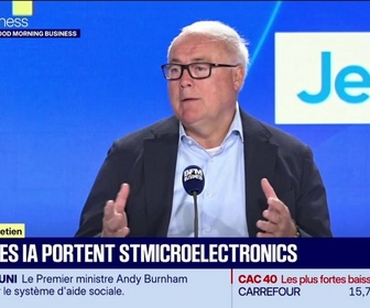 Replay Good Morning Business - Les puces IA portent STMicroelectronics